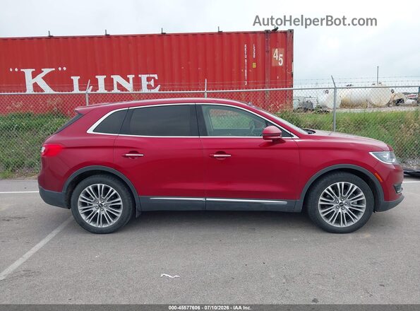 2LMPJ8LR8HBL51110 2017 LINCOLN MKX Red Սալոնի հետևի տեսք