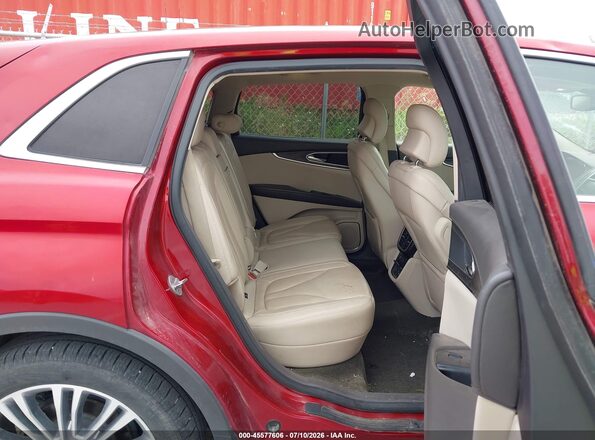 2LMPJ8LR8HBL51110 2017 LINCOLN MKX Red VIN կոդի պիտակի տեսք