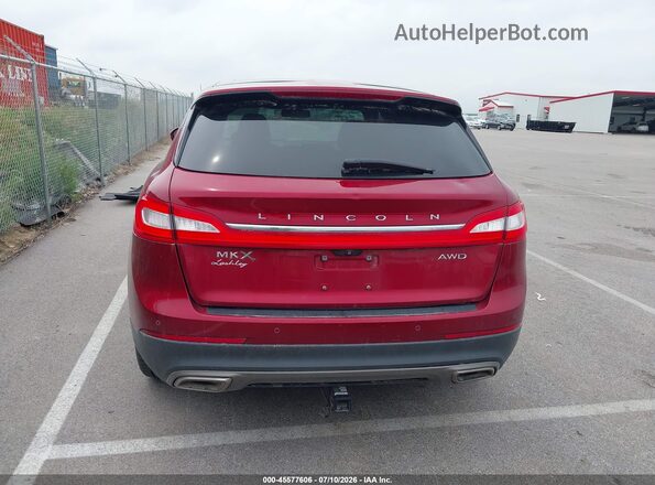 2LMPJ8LR8HBL51110 2017 LINCOLN MKX Red 