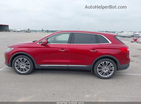 2LMPJ8LR8HBL51110 2017 LINCOLN MKX Red Սալոնի 360 աստիճան տեսք