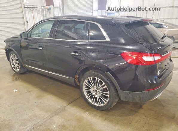 2LMPJ8LR9GBL52927 2016 LINCOLN MKX Black Задня ліва чверть