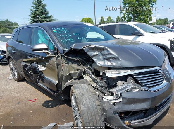 2LMPJ8LR9HBL53738 2017 LINCOLN MKX Gray წინა ხედი