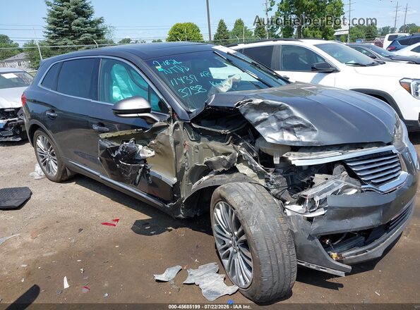 2LMPJ8LR9HBL53738 2017 LINCOLN MKX Gray უკანა სალონის ხედი