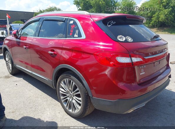 2LMPJ8LR9JBL50053 2018 LINCOLN MKX Red Задня ліва чверть