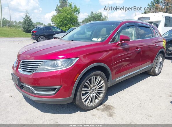 2LMPJ8LR9JBL50053 2018 LINCOLN MKX Red Передня ліва чверть