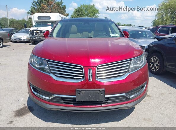 2LMPJ8LR9JBL50053 2018 LINCOLN MKX Red Вид задньої частини салону