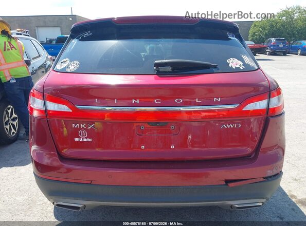 2LMPJ8LR9JBL50053 2018 LINCOLN MKX Red 