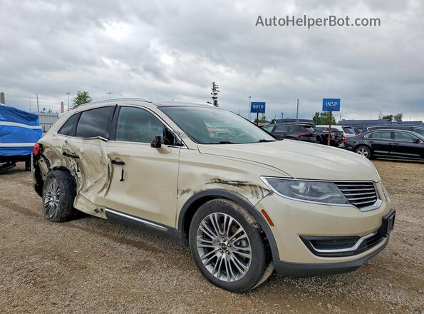 2LMPJ8LRXJBL13285 2018 LINCOLN MKX Cream Front right