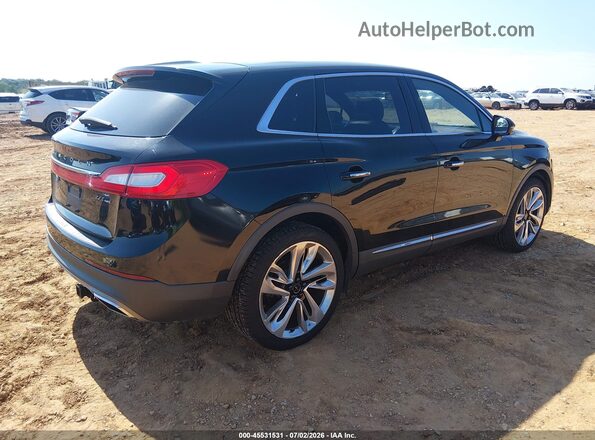 2LMPJ9JP0HBL24362 2017 LINCOLN MKX Black Задня права чверть