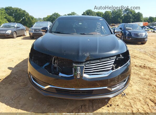 2LMPJ9JP0HBL24362 2017 LINCOLN MKX Black Вид щитка приладів