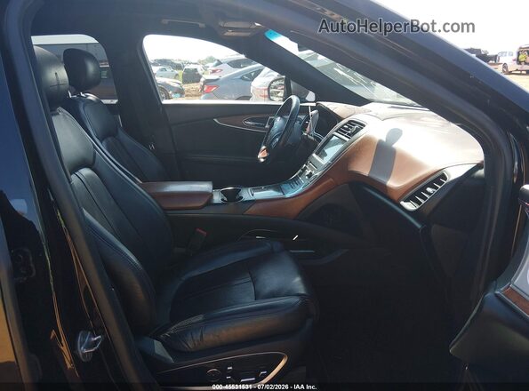 2LMPJ9JP0HBL24362 2017 LINCOLN MKX Black Вид салону спереду