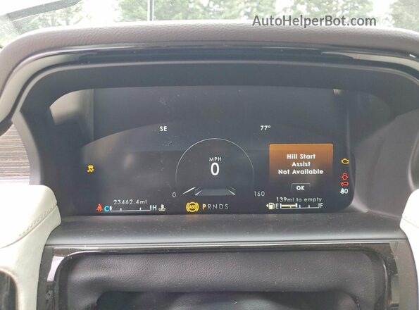 2LMPJ9JP0NBL13910 2022 LINCOLN NAUTILUS Black Instrument cluster view