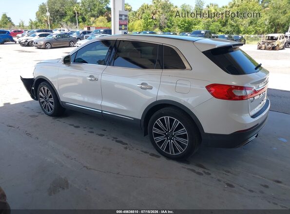 2LMPJ9JP1HBL50761 2017 LINCOLN MKX Белый Задняя левая четверть