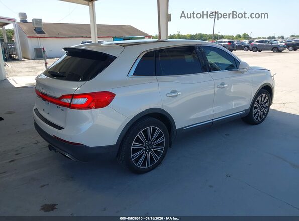 2LMPJ9JP1HBL50761 2017 LINCOLN MKX Белый Задняя правая четверть