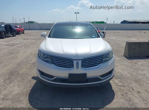 2LMTJ6LP4GBL33560 2016 LINCOLN MKX White Dashboard view