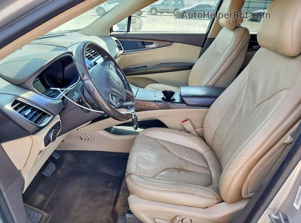 2LMTJ6LR6GBL88397 2016 LINCOLN MKX Silver Вид салону спереду