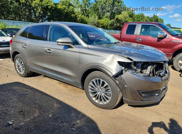 2LMTJ8KPXGBL43734 2016 LINCOLN MKX Gray Առջևի աջ