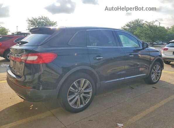 2LMTJ8LP0GBL22891 2016 LINCOLN MKX Black Հետևի աջ