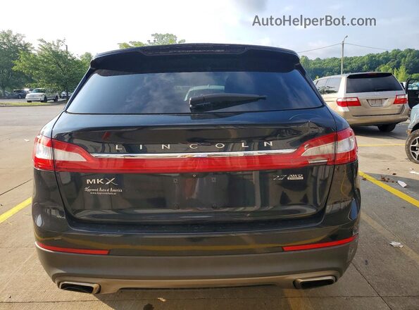 2LMTJ8LP0GBL22891 2016 LINCOLN MKX Black Հետևի տեսք