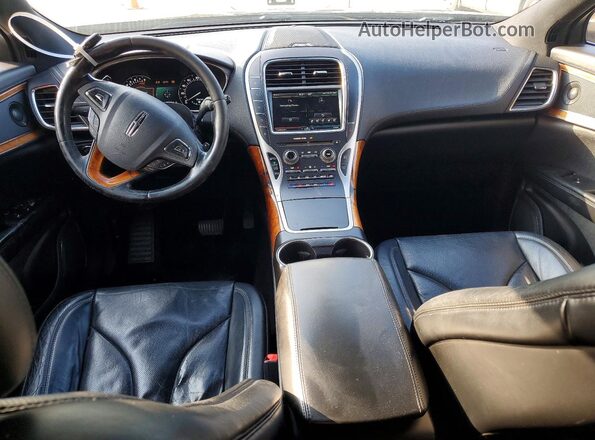 2LMTJ8LP0GBL22891 2016 LINCOLN MKX Black Առջևի վահանակի տեսք