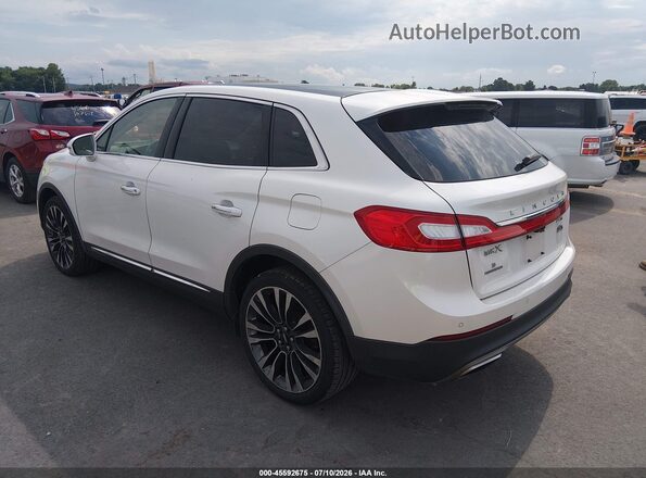 2LMTJ8LP0GBL30165 2016 LINCOLN MKX White უკანა მარცხენა