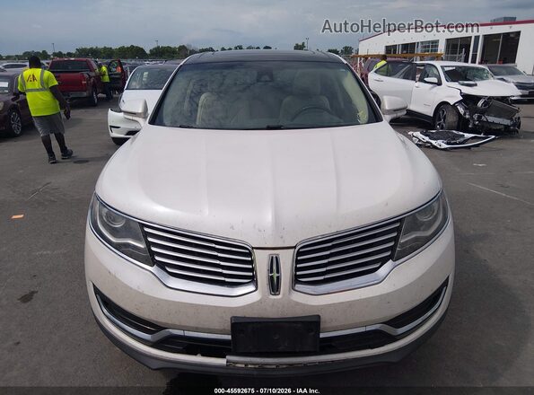 2LMTJ8LP0GBL30165 2016 LINCOLN MKX White ხელსაწყოთა პანელის ხედი