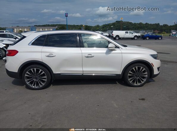 2LMTJ8LP0GBL30165 2016 LINCOLN MKX White უკანა სალონის ხედი