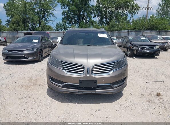 2LMTJ8LP1GBL78774 2016 LINCOLN MKX Gray Սարքավորումների վահանակի տեսք