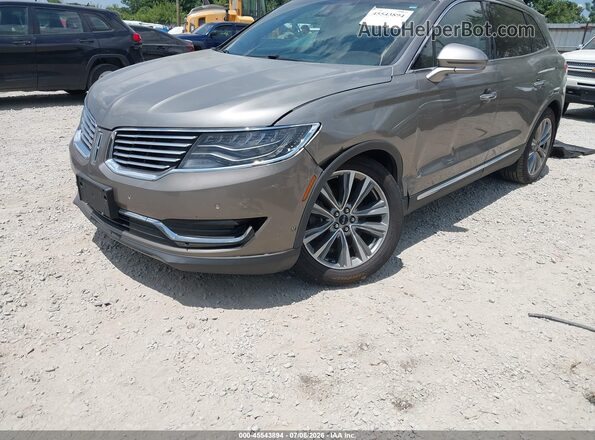 2LMTJ8LP1GBL78774 2016 LINCOLN MKX Gray Դիմացի տեսք