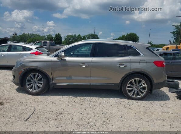 2LMTJ8LP1GBL78774 2016 LINCOLN MKX Gray Սալոնի 360 աստիճան տեսք