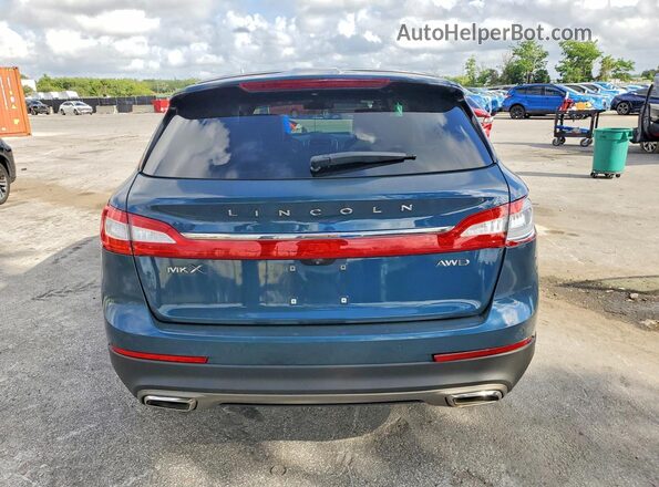 2LMTJ8LR3GBL71830 2016 LINCOLN MKX Blue Rear view