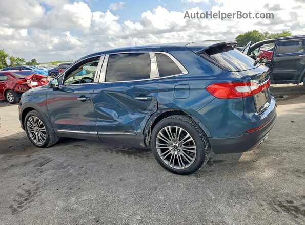 2LMTJ8LR3GBL71830 2016 LINCOLN MKX Blue Rear left
