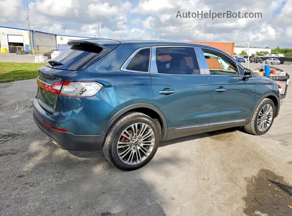 2LMTJ8LR3GBL71830 2016 LINCOLN MKX Blue Rear right