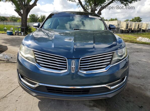 2LMTJ8LR3GBL71830 2016 LINCOLN MKX Blue Front view