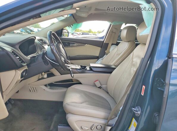 2LMTJ8LR3GBL71830 2016 LINCOLN MKX Blue Front interior view
