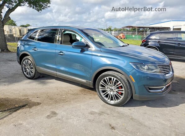 2LMTJ8LR3GBL71830 2016 LINCOLN MKX Blue Front right