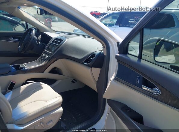 2LMTJ8LRXGBL79164 2016 LINCOLN MKX White წინა სალონის ხედი