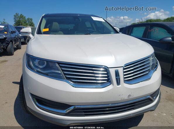 2LMTJ8LRXGBL79164 2016 LINCOLN MKX White ხელსაწყოთა პანელის ხედი