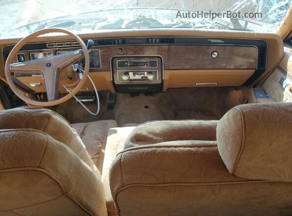 2Q69Y8P120455 1978 PONTIAC BONNEVILLE Gold Առջևի վահանակի տեսք