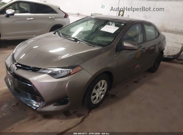 2T1BPRHE2HC877342 2017 TOYOTA COROLLA Gray Front left