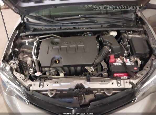 2T1BPRHE2HC877342 2017 TOYOTA COROLLA Gray Rear view