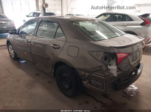 2T1BPRHE2HC877342 2017 TOYOTA COROLLA Gray Rear left