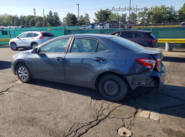 2T1BPRHE6GC579813 2016 TOYOTA COROLLA Gray Trasero izquierdo