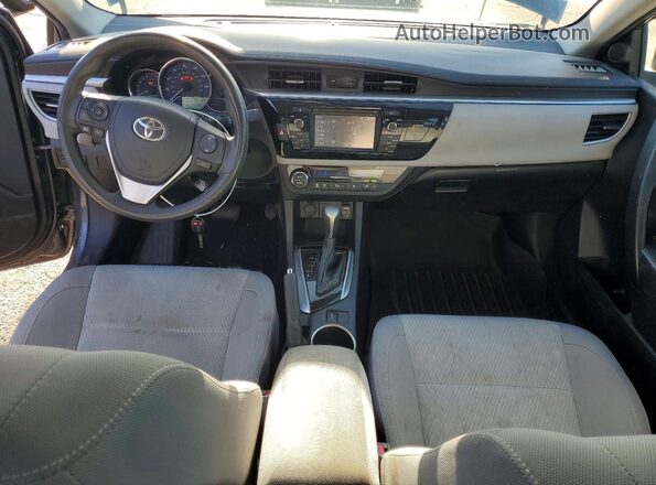 2T1BPRHE6GC579813 2016 TOYOTA COROLLA Gray Vista del salpicadero