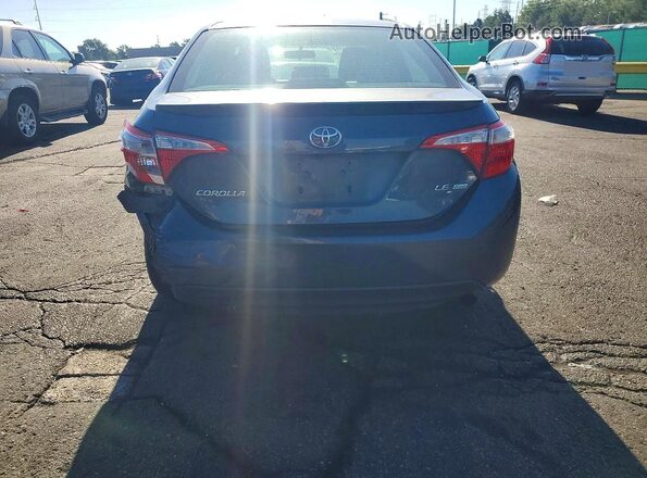 2T1BPRHE6GC579813 2016 TOYOTA COROLLA Gray Vista trasera