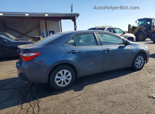 2T1BPRHE6GC579813 2016 TOYOTA COROLLA Gray Trasero derecho