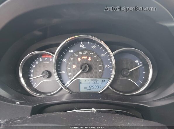 2T1BPRHEXGC490133 2016 TOYOTA COROLLA Синий Вид задних сидений
