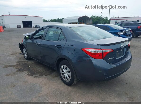 2T1BPRHEXGC490133 2016 TOYOTA COROLLA Синий Задняя левая четверть