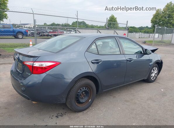 2T1BPRHEXGC490133 2016 TOYOTA COROLLA Синий Задняя правая четверть