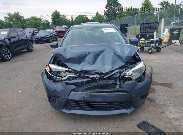 2T1BPRHEXGC490133 2016 TOYOTA COROLLA Синий Вид щитка приборов